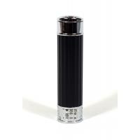 Colibri Allure Ladies Soft Flame Lighter - Black & Chrome